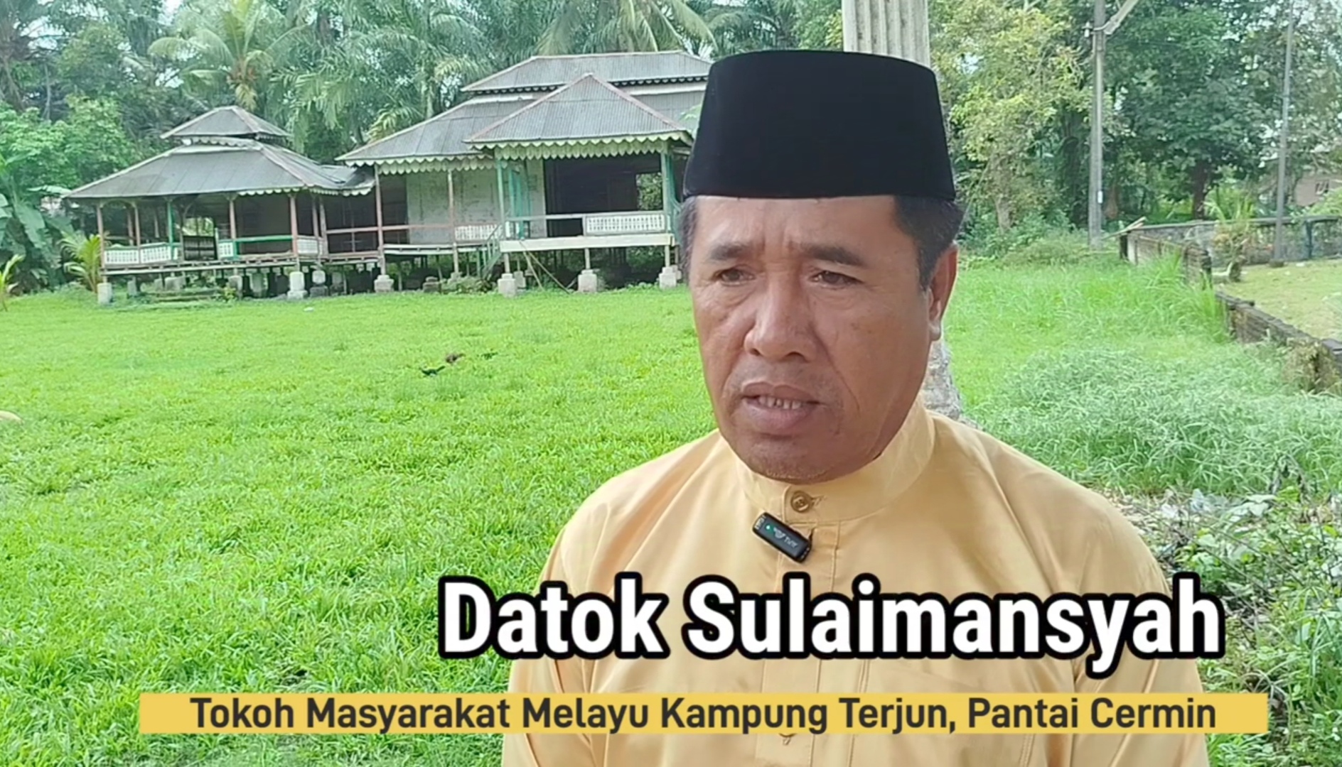 Tanggapan Tokoh Masyarakat Melayu Kampung Terjun, Pantai Cermin, Kesultanan Serdang